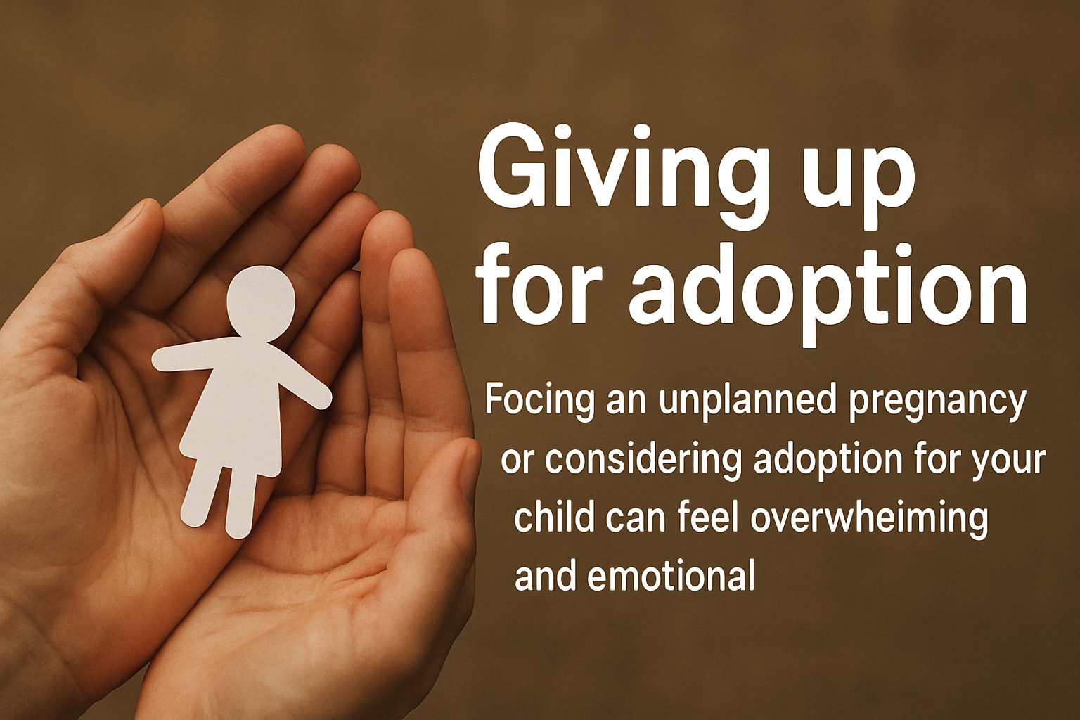 Giving Up for Adoption Guide: Understanding Your Options 2026